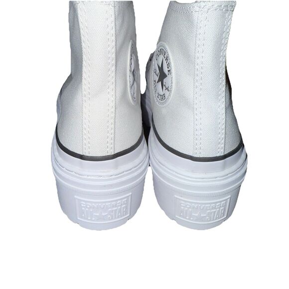 Converse CTAS Lugged Heel White Platform Sneakers Women´s A10364C Size 6 - Picture 3 of 6